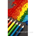 Ensemble de crayons de couleur soluble dans l'eau